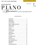 Accelerated Piano Adventures for the Older Beginner Level 2 Performance Book