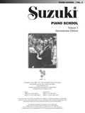 Suzuki Piano School International Edition Piano Book, Volume 3