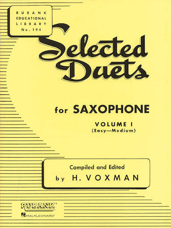 Selected Duets for Saxophone Volume 1