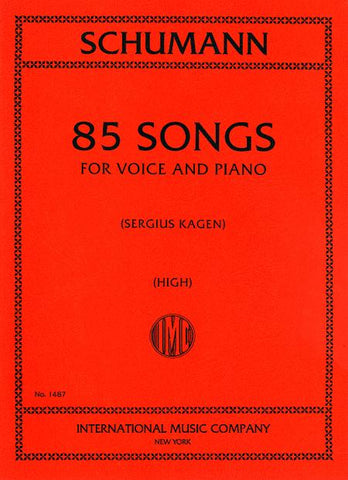 85 Songs for High Voice & Piano - Schumann