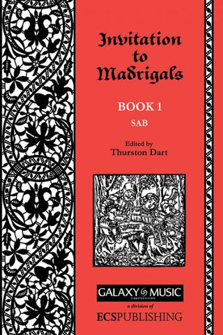 Invitation to Madrigals Book 1 SAB