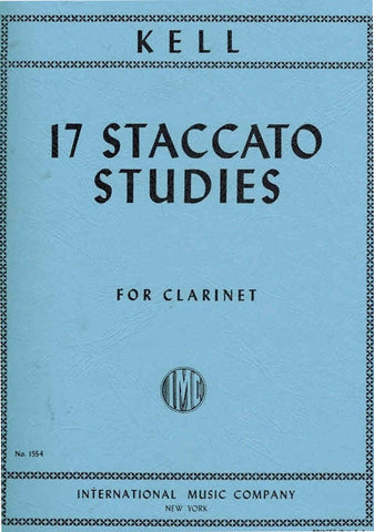 17 Staccato Studies for Clarinet - Kell