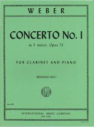 Concerto No. 1 in F Minor, Op. 73 (J. 114) for Clarinet and Piano - Weber
