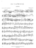 24 Caprices for Violin - Rode