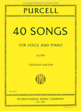 40 Songs in One Complete Volume for Low Voice & Piano - Purcell