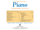 Alfred's Basic Piano Library: Lesson Book 1A