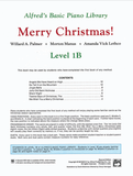 Alfred's Basic Piano Library: Merry Christmas! 1B