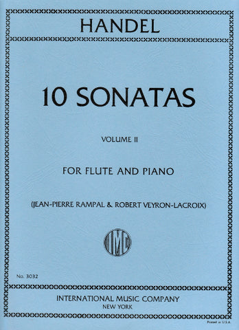 10 Sonatas for Flute and Piano Volume 2 - Handel