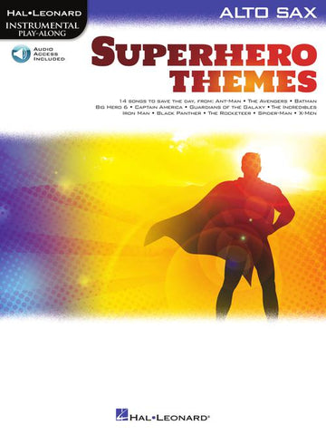 Hal Leonard Instrumental Play-Along - Superhero Themes for Alto Sax