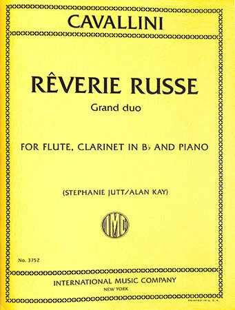 Reverie Russe Grand Duo for Flute, Clarinet in Bb, and Piano - Cavallini