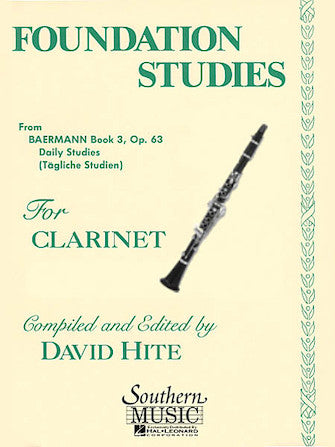Foundation Studies, Op. 63 for Clarinet Baermann