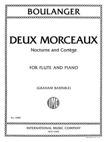 Deux Morceaux: Nocturne and Cortege for Flute and Piano - Boulanger