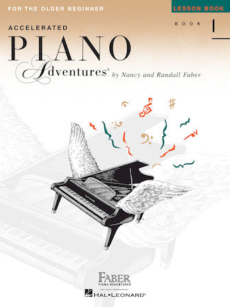 Accelerated Piano Adventures for the Older Beginner Level 1 Lesson Book