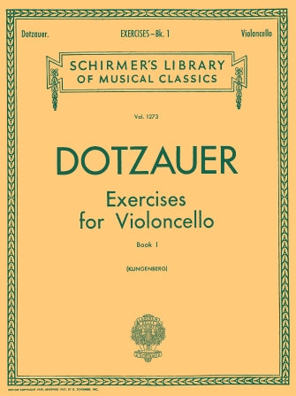 Exercises for Violoncello Book 1 - Dotzauer