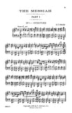 The Messiah (Oratorio, 1741) Complete Vocal Score SATB - Handel
