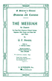 The Messiah (Oratorio, 1741) Complete Vocal Score SATB - Handel