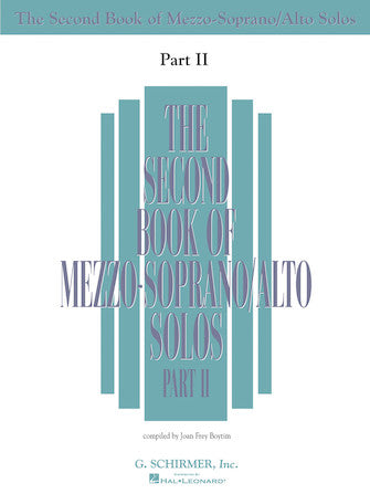 The Second Book of Mezzo-Soprano/Alto Solos Part II