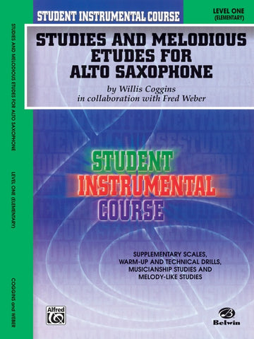 Student Instrumental Course: Studies and Melodious Etudes for Alto Saxophone Book 1