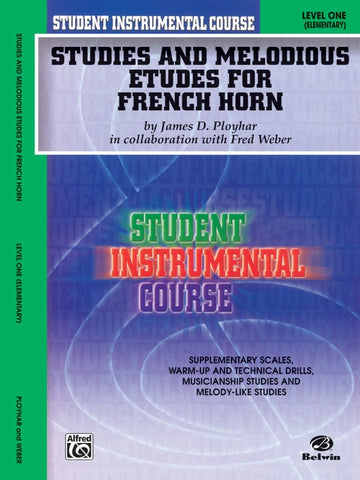 Student Instrumental Course: Studies and Melodious Etudes for French Horn Book 1