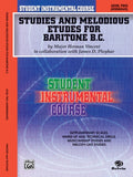 Student Instrumental Course: Studies and Melodious Etudes for Baritone BC Book 2