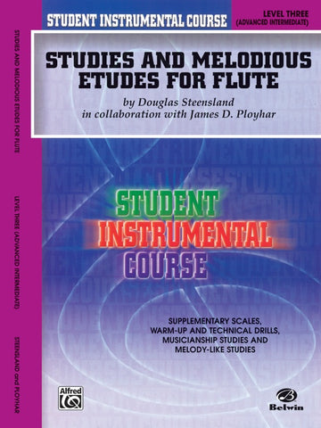 Student Instrumental Course: Studies and Melodious Etudes for Flute Book 3