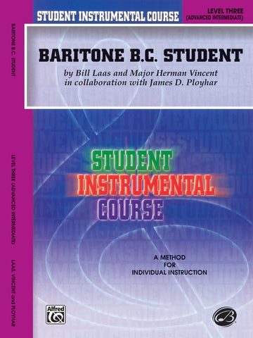 Student Instrumental Course: Baritone BC Student Book 3