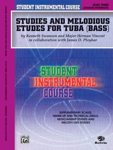 Student Instrumental Course: Studies and Melodious Etudes for Tuba Book 3