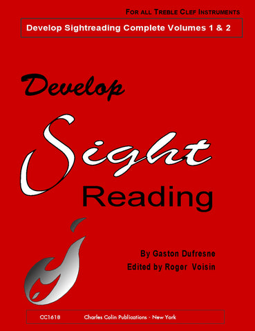 Develop Sight Reading Vol 1 & 2 for Treble Clef Instruments