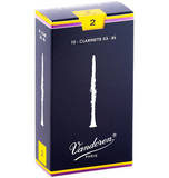 Vandoren Traditional Bb Clarinet Reeds, 10-Pack
