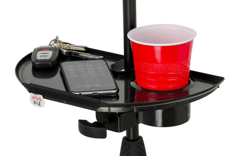 Gator Frameworks Mic Stand Accessory Tray with Drink Holder