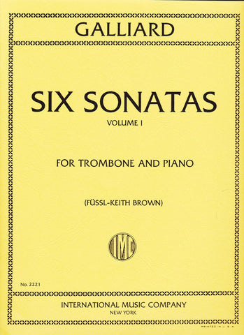 Six Sonatas Vol. 1 for Trombone & Piano - Galliard
