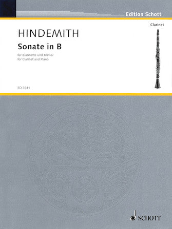 Sonata in B-flat for Clarinet & Piano - Hindemith