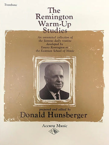 The Remington Warm-Up Studies for Trombone - Hunsberger