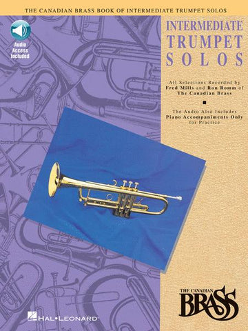 Canadian Brass Book of Intermediate Trumpet Solos, Book & CD