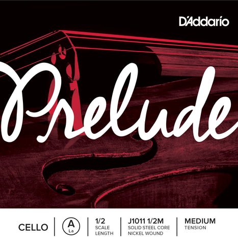 D'Addario Prelude Cello A String, Medium Tension