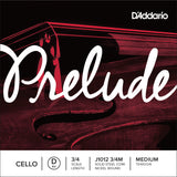 D'Addario Prelude Cello D String, Medium Tension