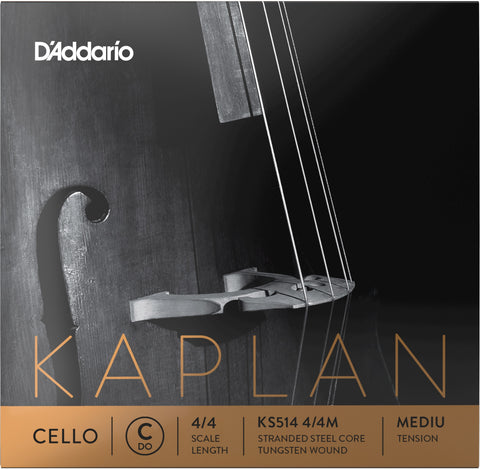 D'Addario Kaplan Cello C String, Medium Tension