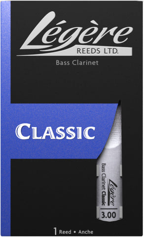 Légère Classic Synthetic Bass Clarinet Reed, 3 Strength