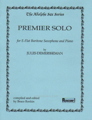 Premier Solo for Baritone Sax and Piano - Demersseman