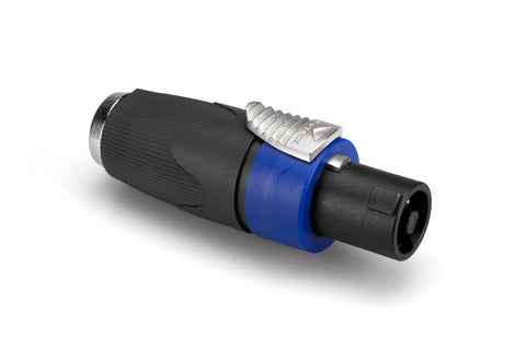 Hosa 1/4" TS to speakON® Neutrik Speaker Adapter