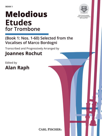 Melodious Etudes for Trombone Book 1 - Bordogni