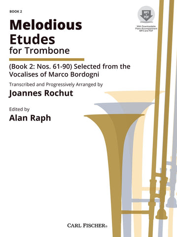 Melodious Etudes for Trombone Book 2 - Bordogni