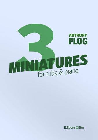 3 Miniatures for Tuba & Piano - Plog