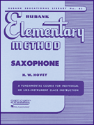 Rubank Elementary Method Saxophone