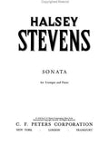 Sonata for Trumpet & Piano - Stevens