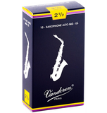 Vandoren Traditional Alto Saxophone Reeds, 10-Pack