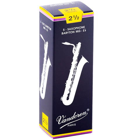 Vandoren Traditional Baritone Saxophone Reeds, 5-Pack