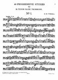 40 Progressive Studies for Trombone - Tyrell