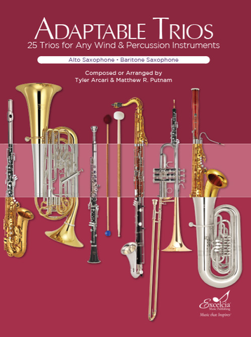 Adaptable Trios for Winds: Alto & Bari Saxophone