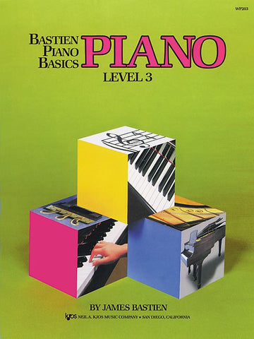 Bastien Piano Basics Level 3 Book